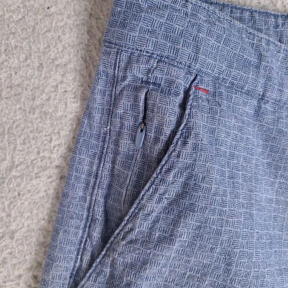 Southern Pines Shorts‎ Mens 38 Blue Chino Geometric Dad - Picture 5 of 13